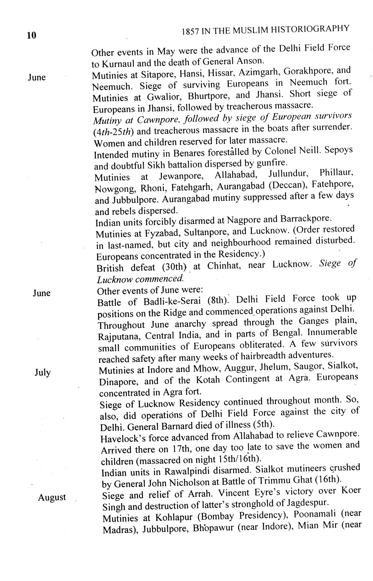 1857 In The Muslim Historiography  [English]