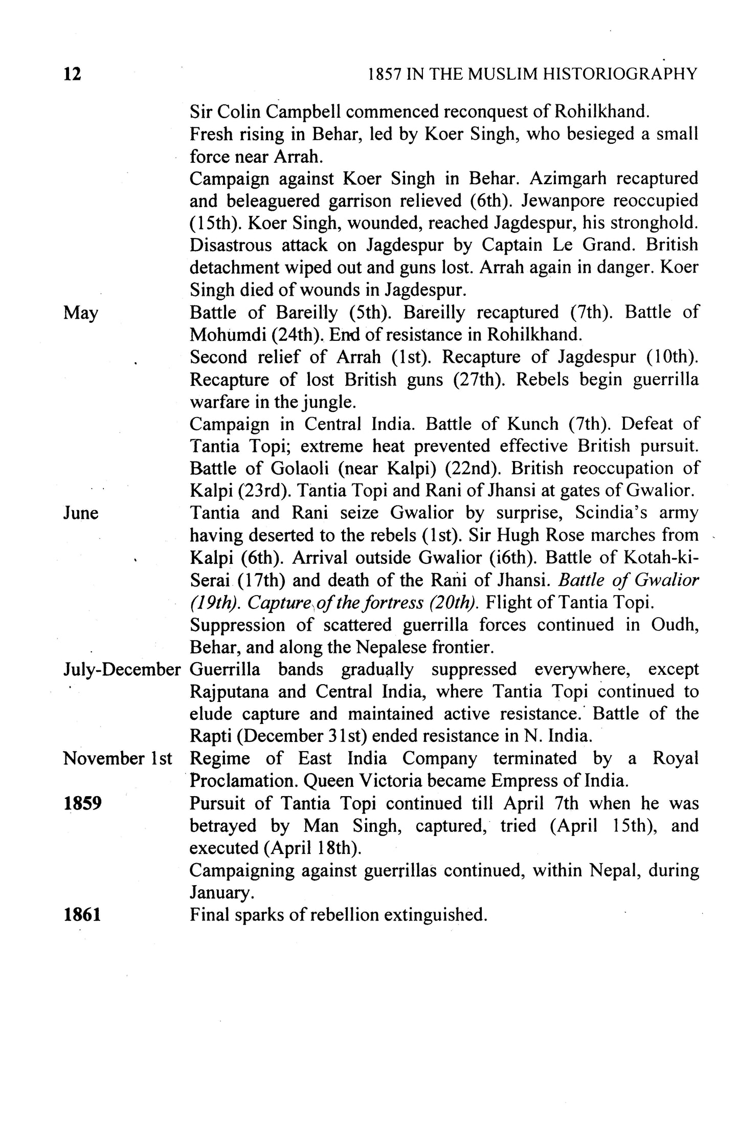 1857 In The Muslim Historiography  [English]