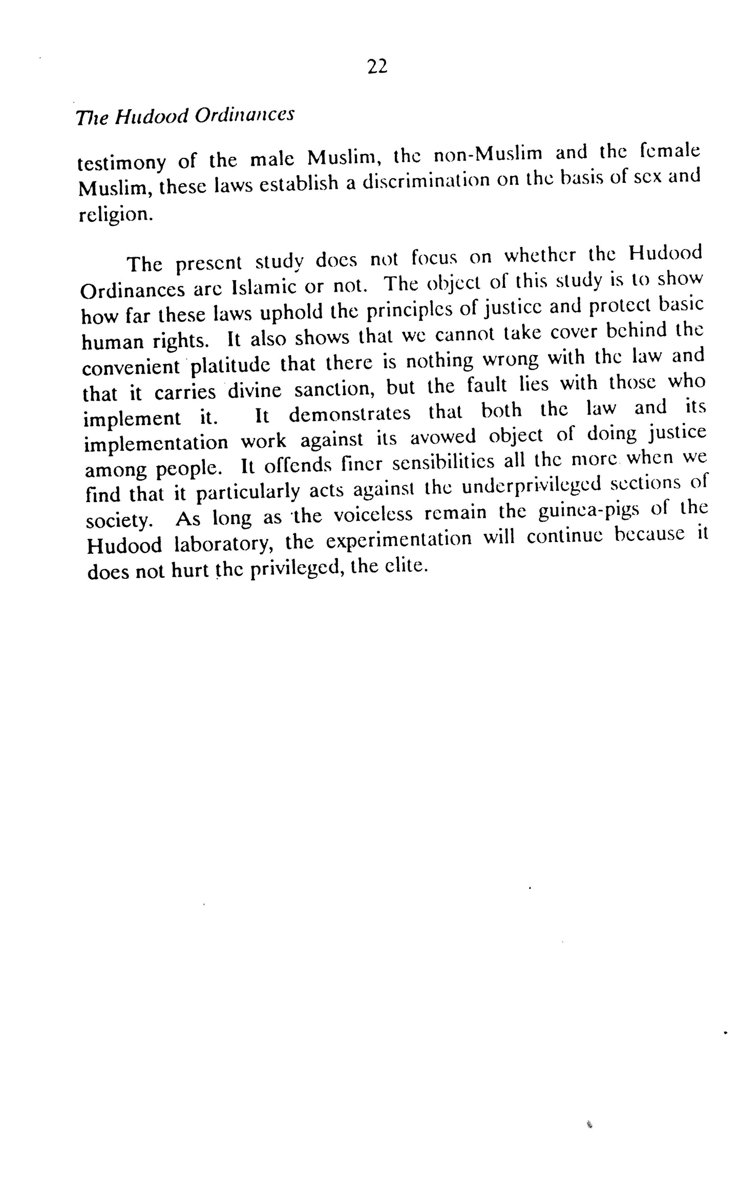 The Hudood Ordinances A Divine Sanction?  [English]