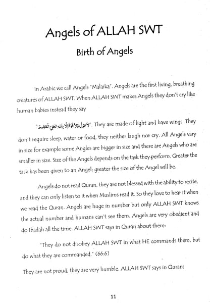 Allah SWT's Most Wonderful Creations - The Angels and the Prophets  [English]