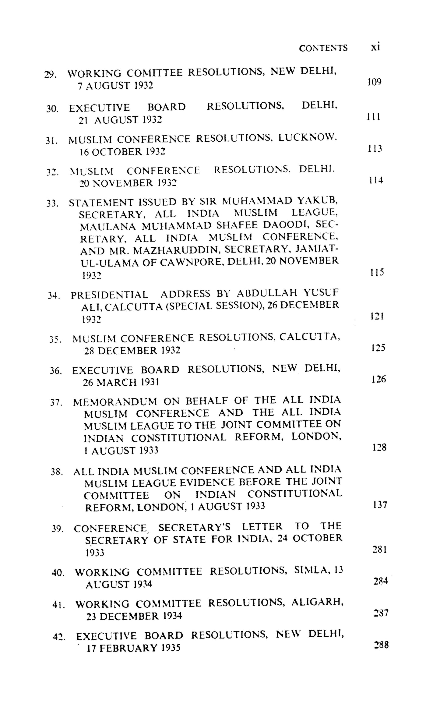 The All India Muslim Conference 1928-1935  [English]