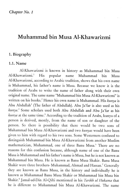 Arithmetics & Numerical System Of Al-Khawarizmi  [English]