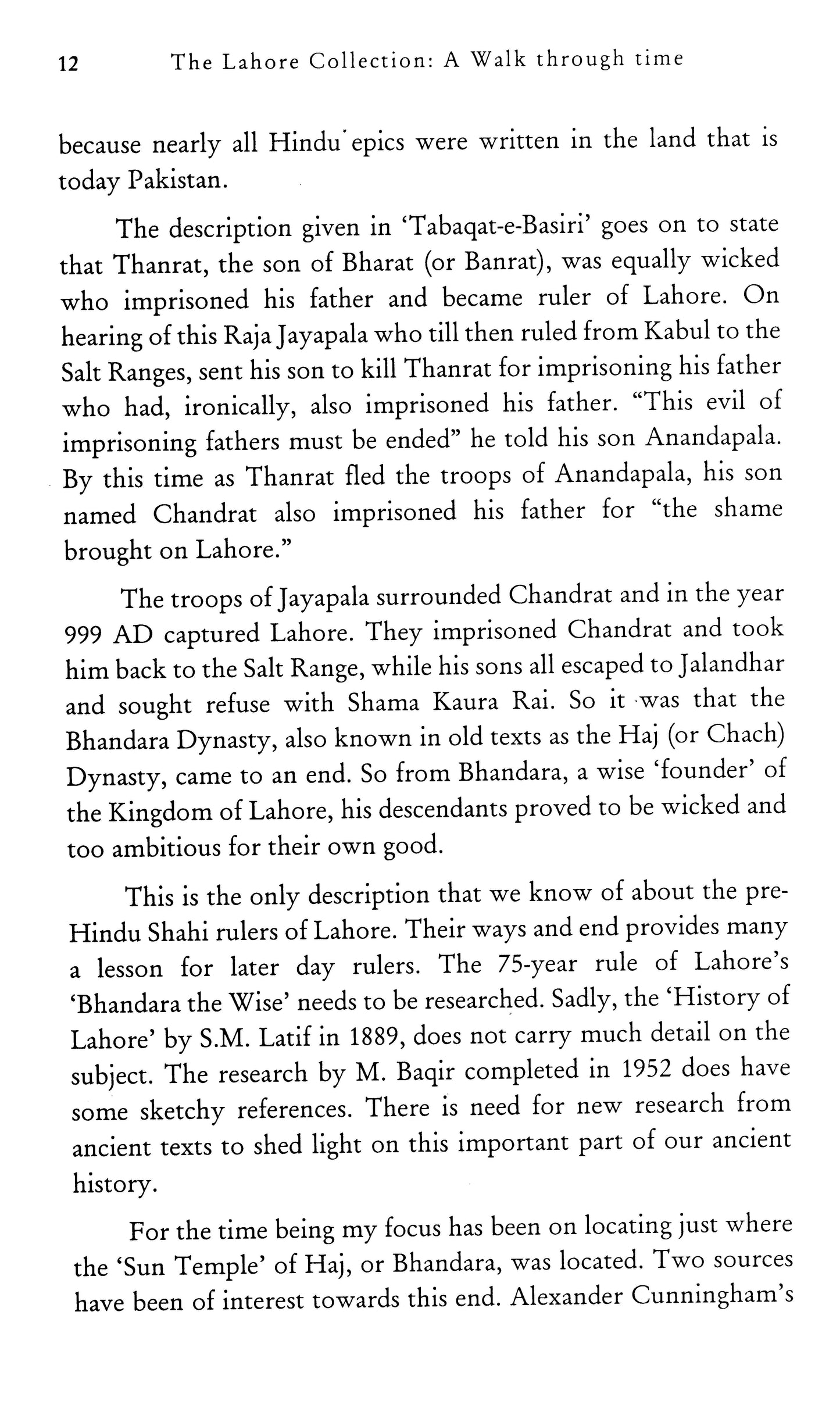 The Lahore Collection: A Walk Through Time  [English]