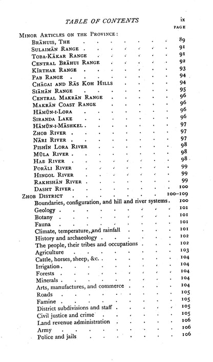 Imperial Gazetteer Baluchistan  [English]