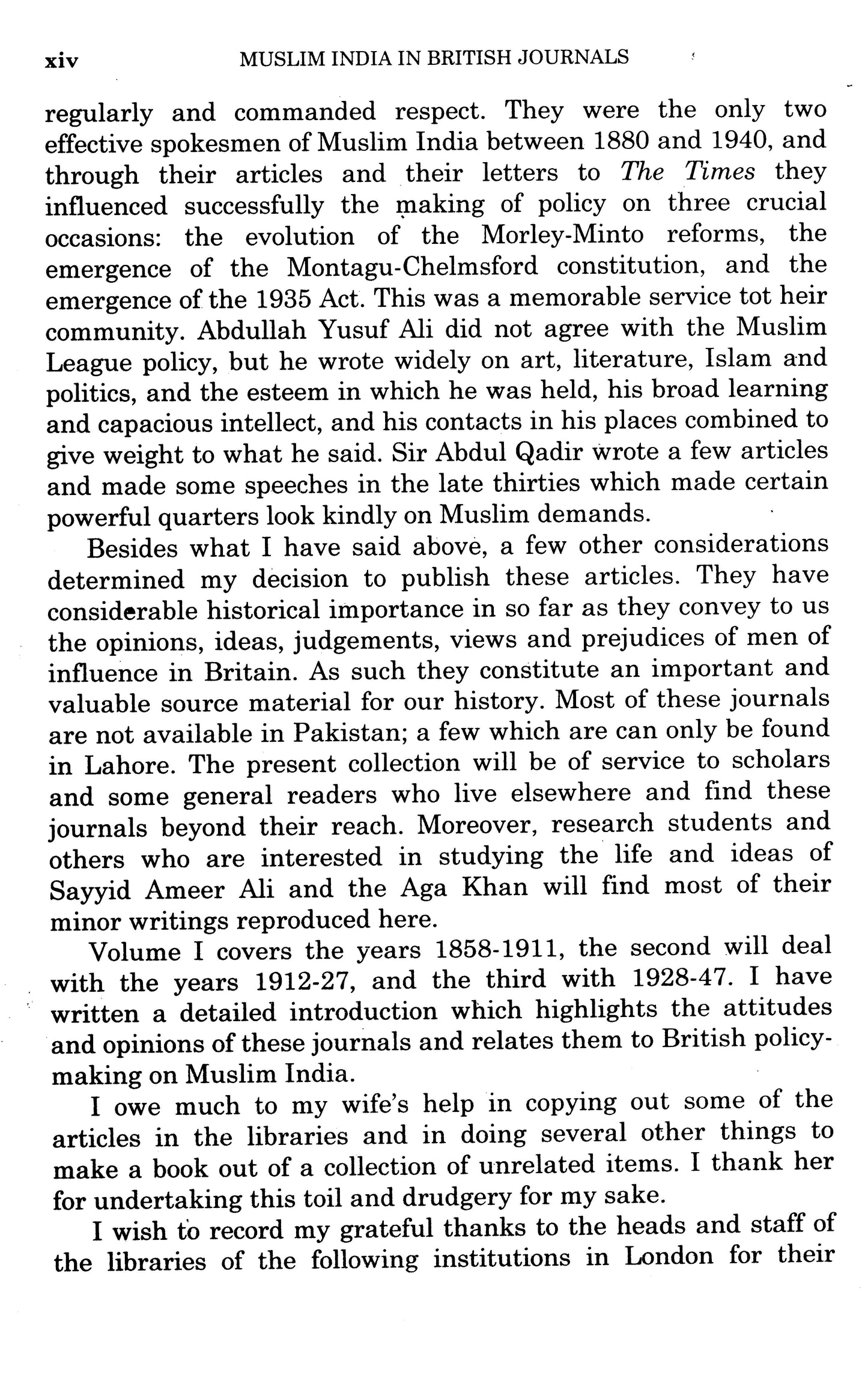 Muslim India In British Journals  [English]