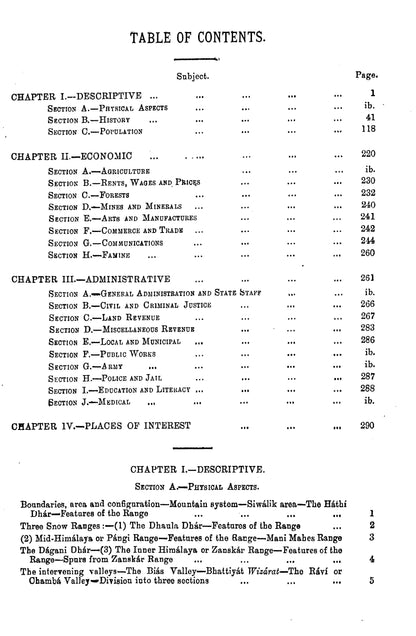 Gazetteer Chamba State 1904  [English]