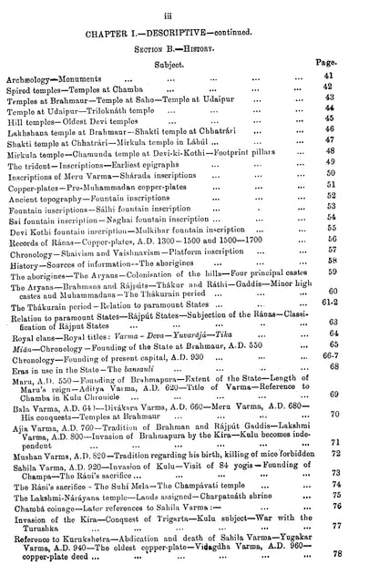 Gazetteer Chamba State 1904  [English]