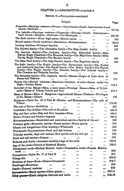 Gazetteer Chamba State 1904  [English]