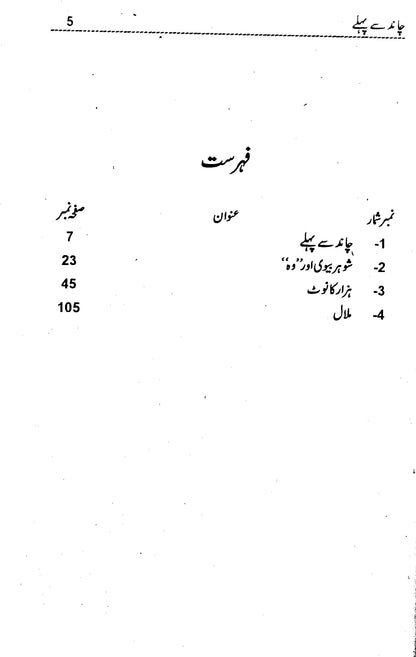 Chand Say Pehlay - Umera Ahmed