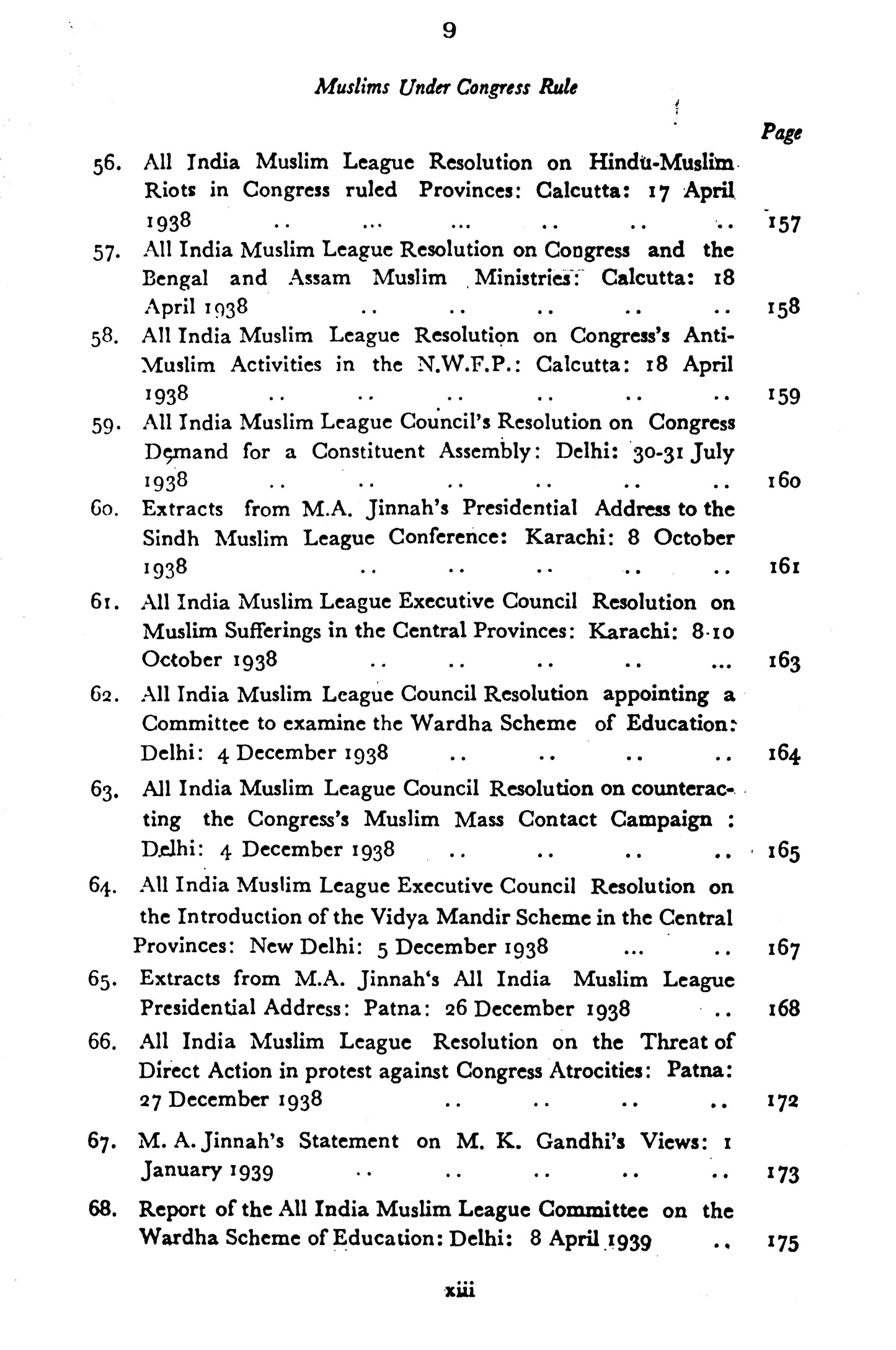 Muslims Under Congress Rule 1937-1939  [English]