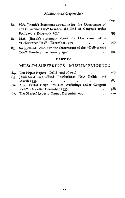 Muslims Under Congress Rule 1937-1939  [English]