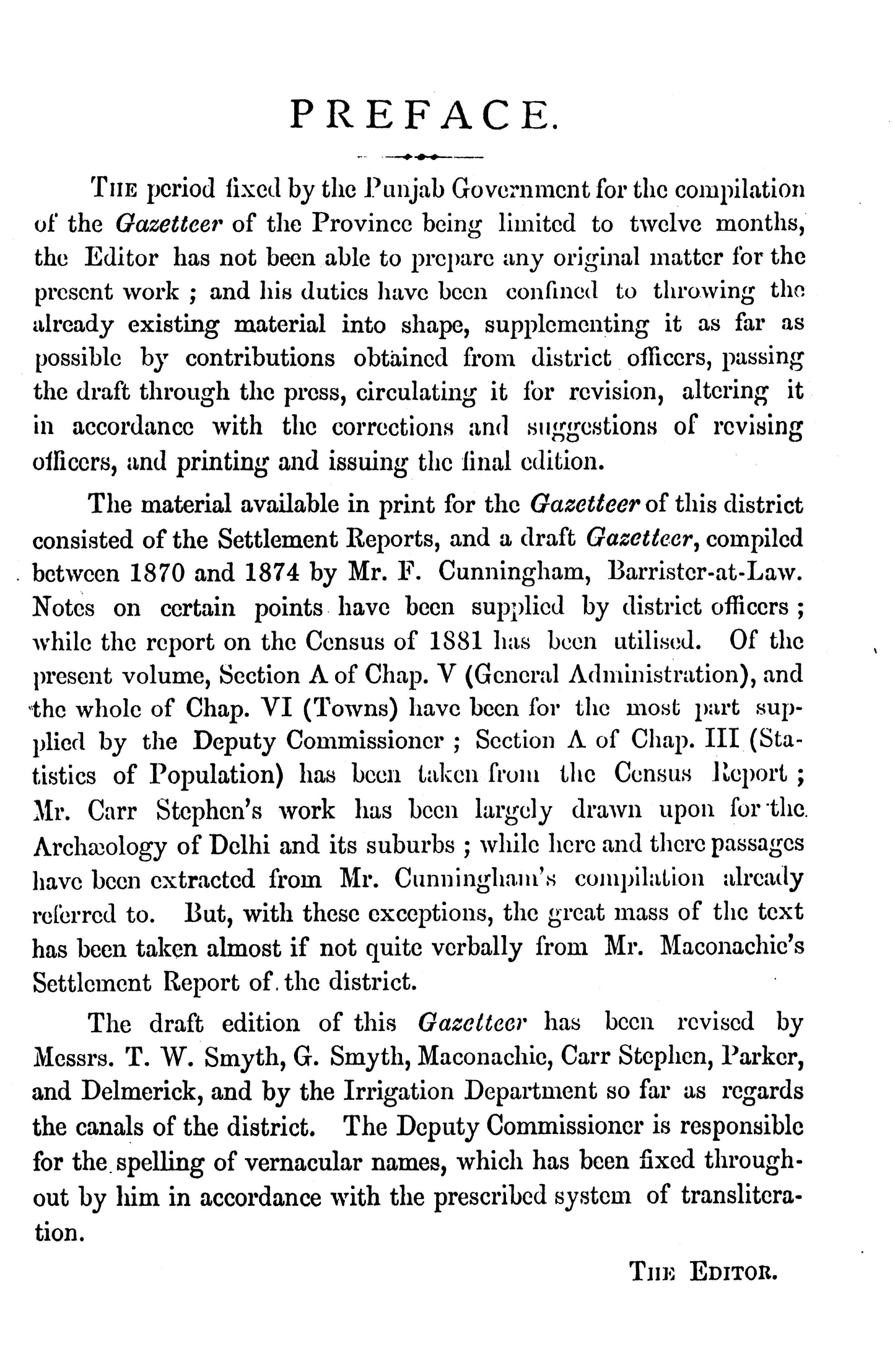 Gazetteer Of The Delhi District 1883-84  [English]