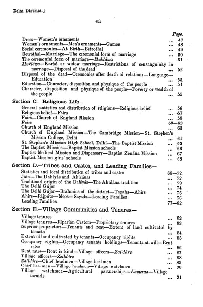 Gazetteer Of The Delhi District 1883-84  [English]