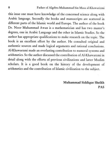 Father Of Algebra Muhamad Bin Musa Al-Khawarizmi  [English]