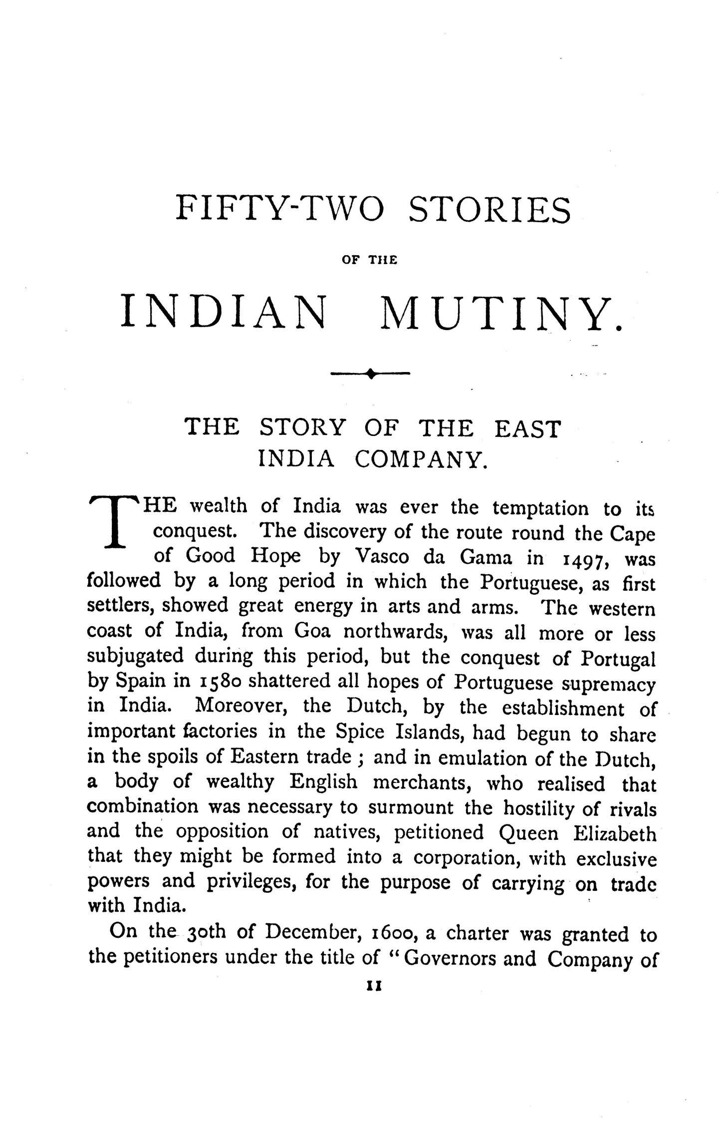 Fifty Two Stories Of The Indian Mutiny  [English]