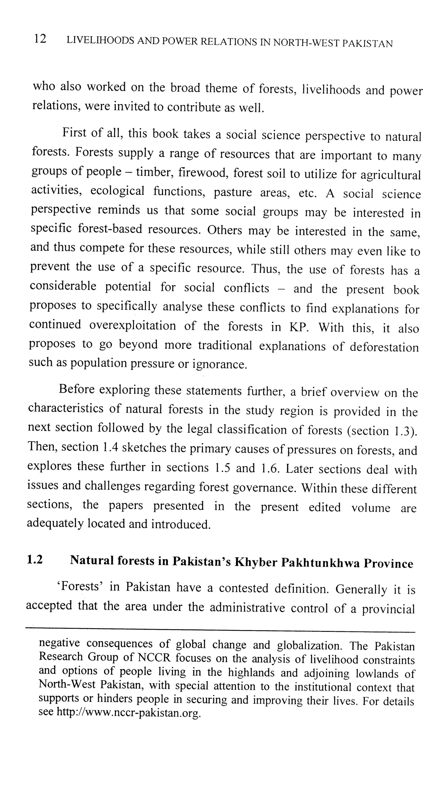 Forests, Livelihoods And Power Relations In N W  [English]