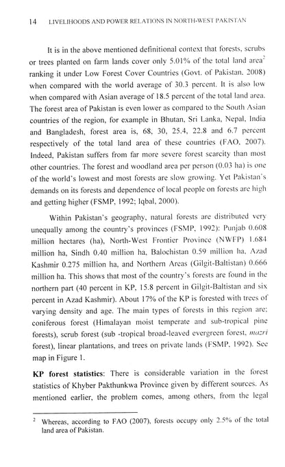 Forests, Livelihoods And Power Relations In N W  [English]