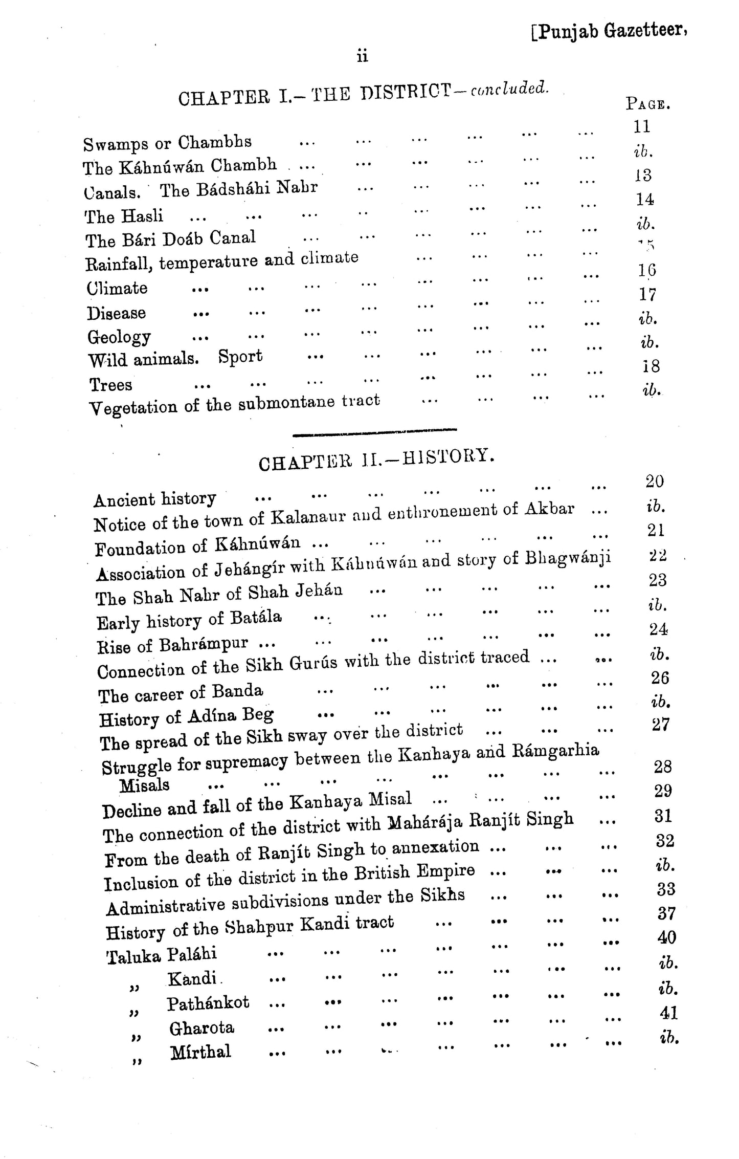 Gazetteer Of The Gurdaspur Dist.1891-92  [English]