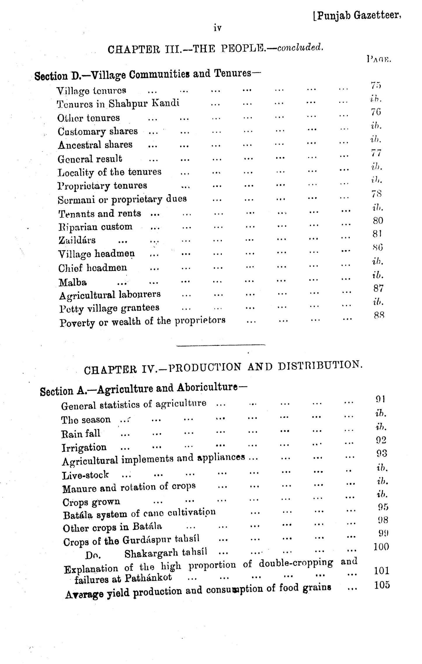 Gazetteer Of The Gurdaspur Dist.1891-92  [English]