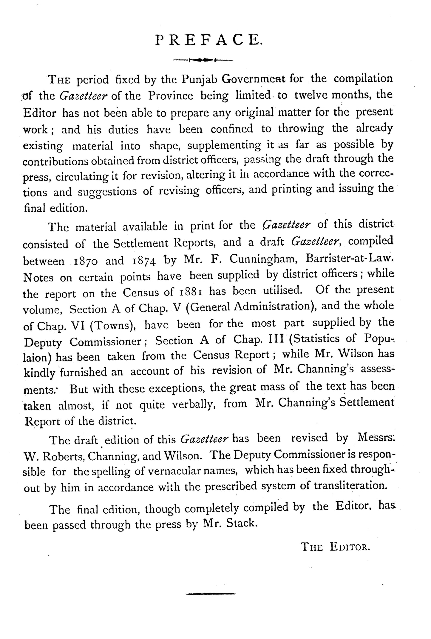 Gazetteer Of The Gurgaon District 1883-84  [English]