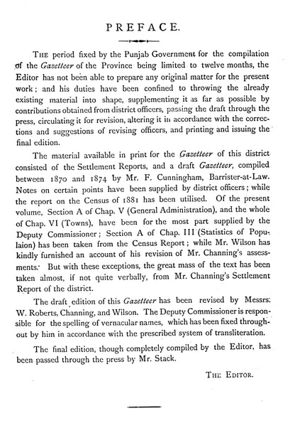 Gazetteer Of The Gurgaon District 1883-84  [English]