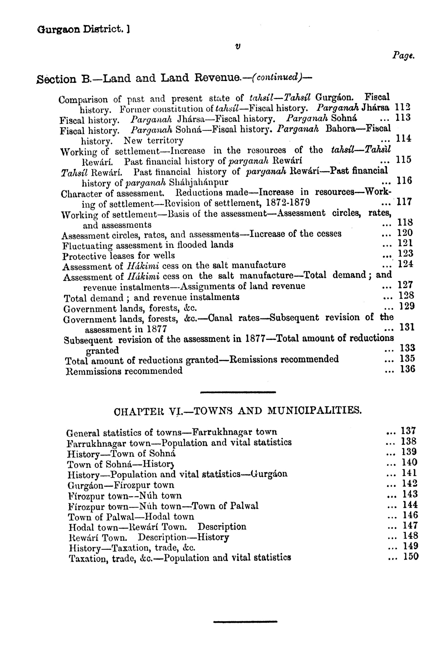 Gazetteer Of The Gurgaon District 1883-84  [English]