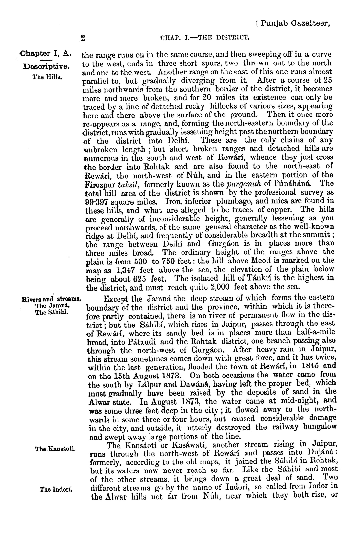 Gazetteer Of The Gurgaon District 1883-84  [English]