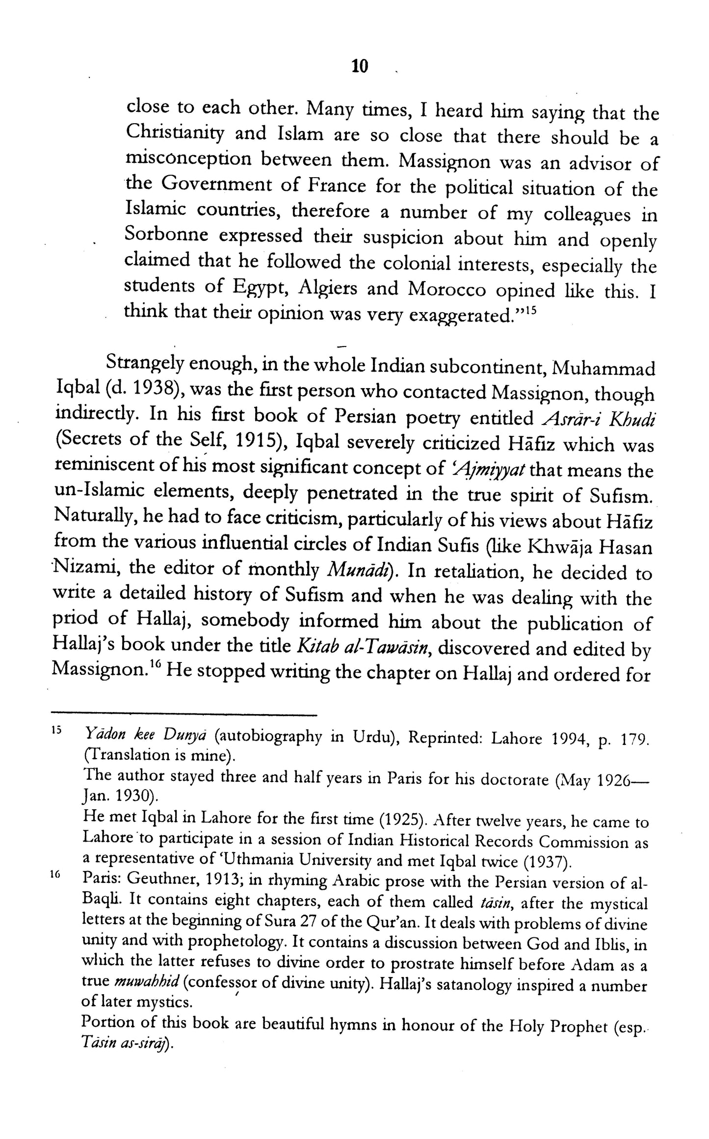 Mansur Al Hallaj  [English]