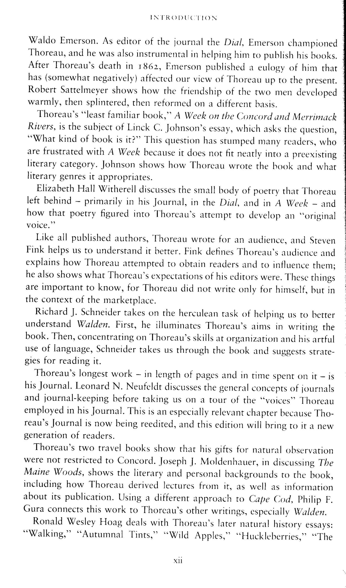 The Cambridge Companion To Henry David Thoreau - Joel Myerson [English]