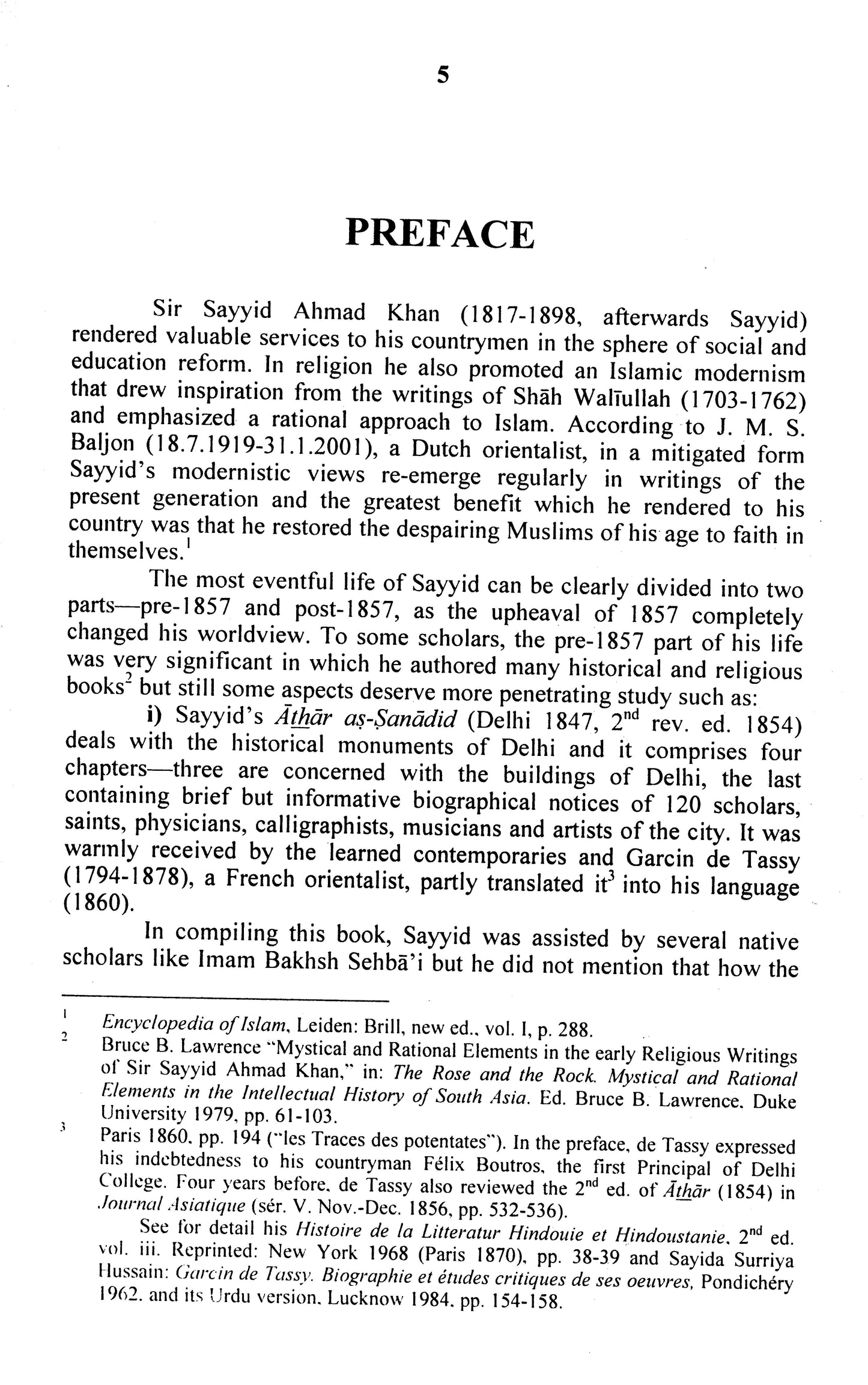 Sir Sayyid Ahmad Khan: Herald Of 19Th Century  [English]