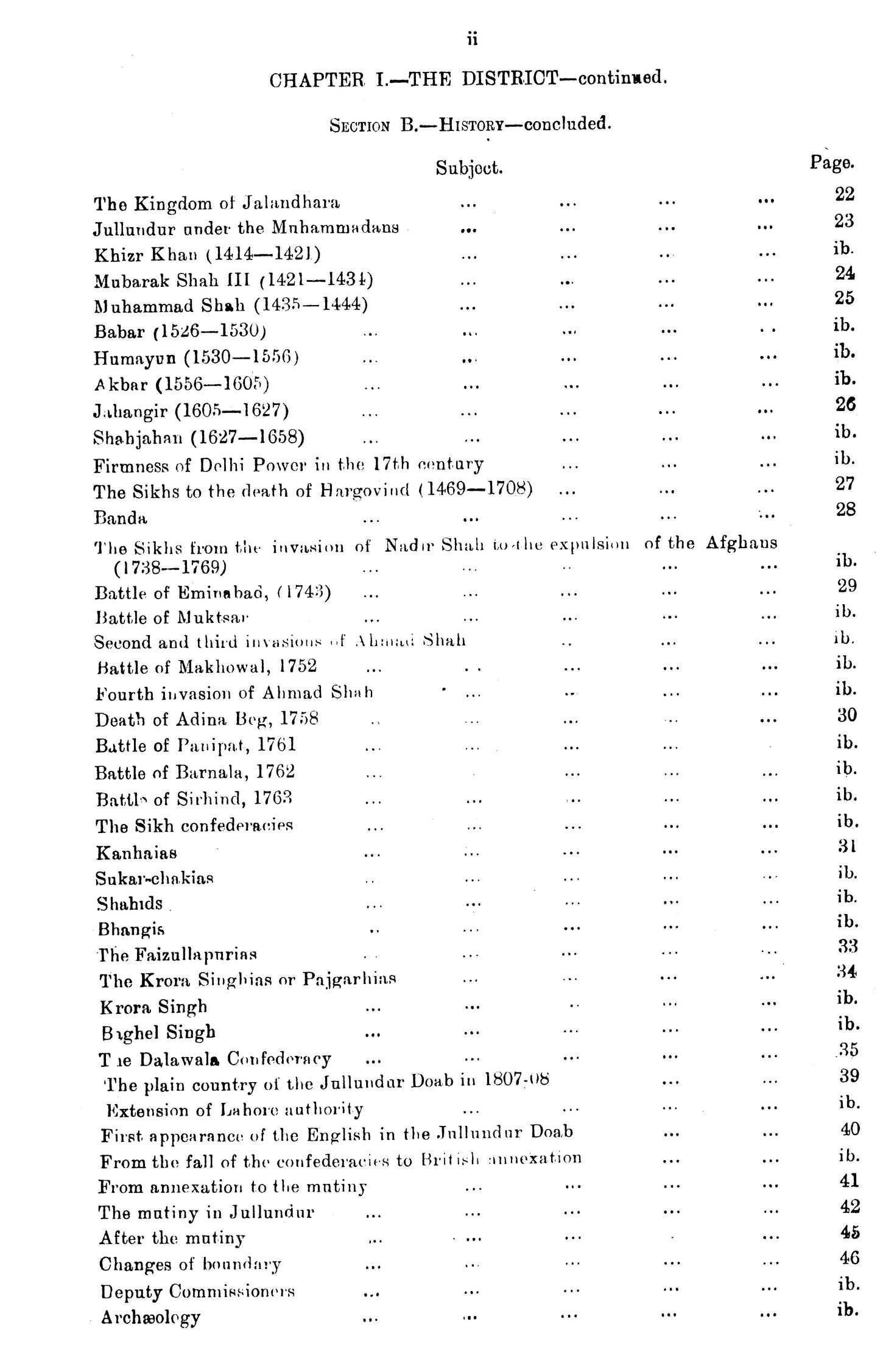 Gazetteer Of Jullundur Distt.& Kapurthala 1904  [English]