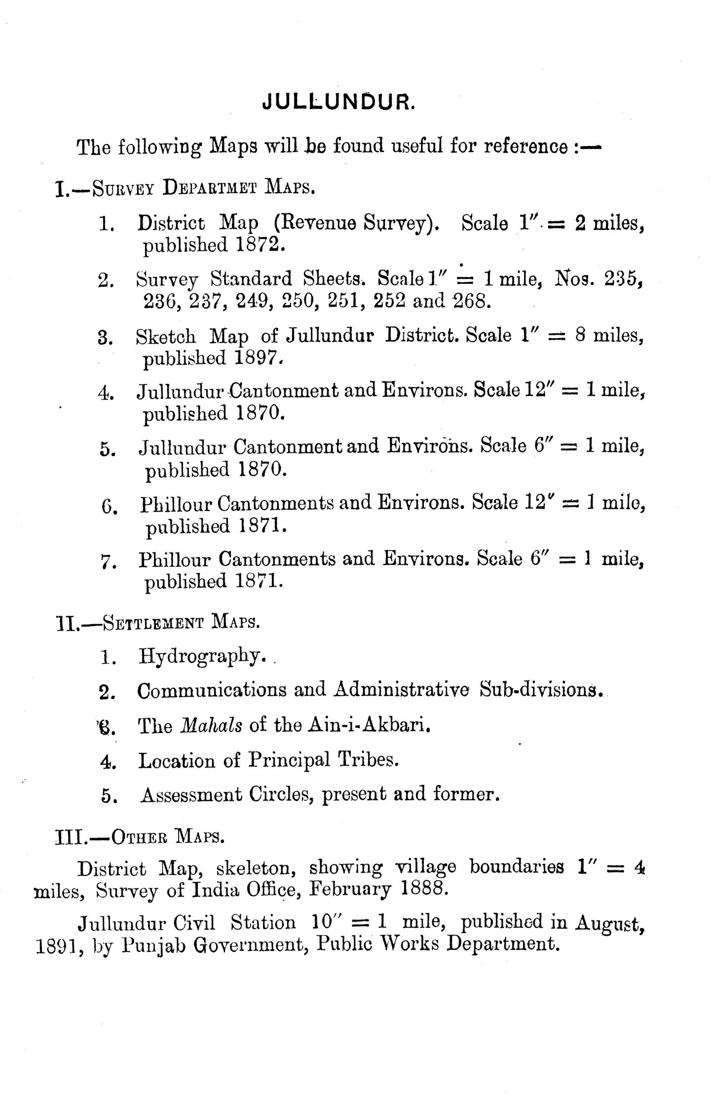 Gazetteer Of Jullundur Distt.& Kapurthala 1904  [English]