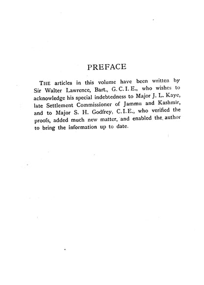 Imperial Gazetteer Kashmir And Jammu  [English]