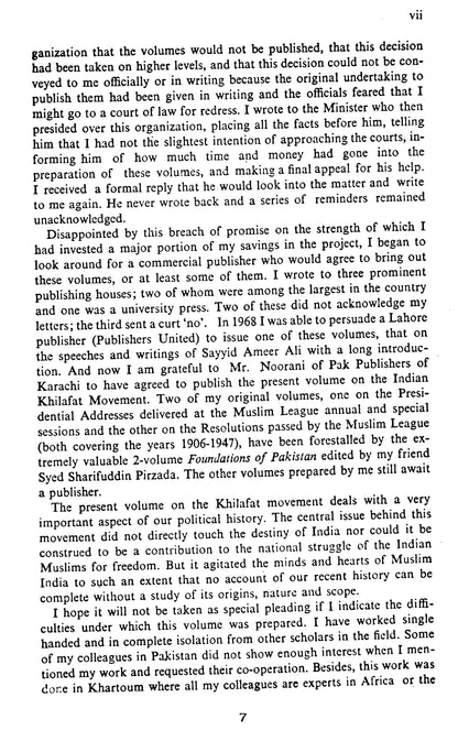 The Indian Khilafat Movement 1915-1933  [English]