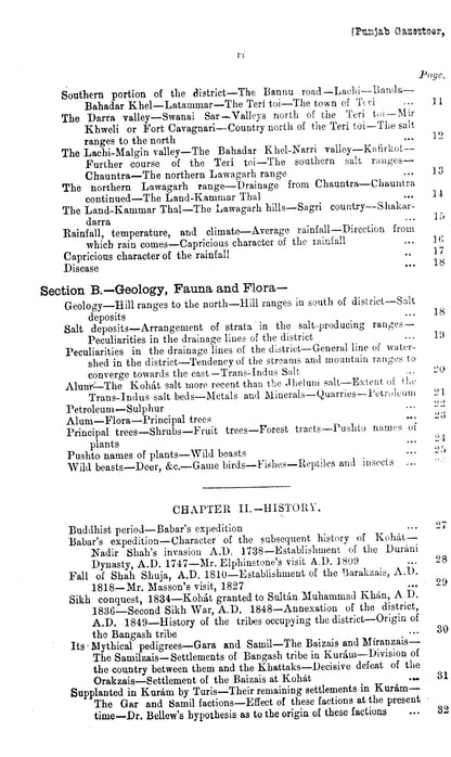 Gazetteer Of The Kohat Dist. 1883-84  [English]