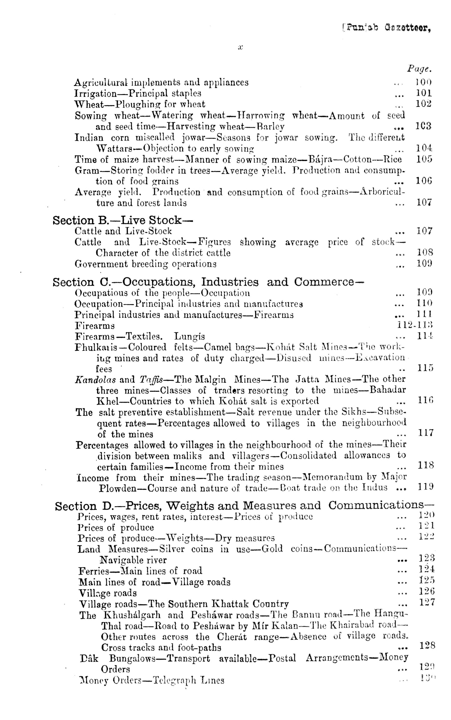 Gazetteer Of The Kohat Dist. 1883-84  [English]