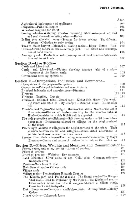 Gazetteer Of The Kohat Dist. 1883-84  [English]