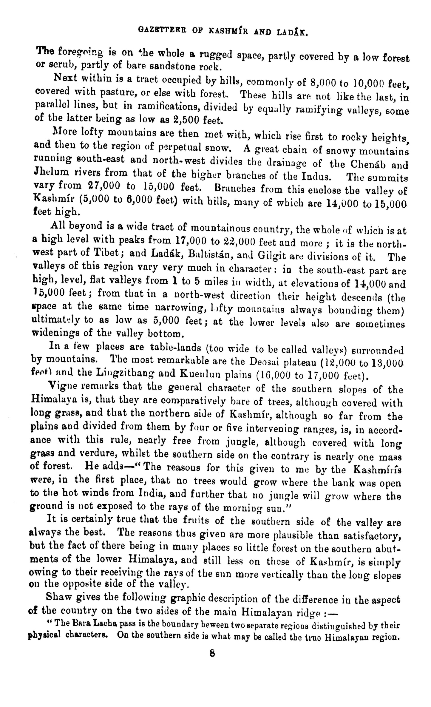 Gazetteer Of Kashmir And Ladak  [English]