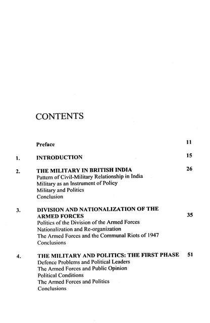 The Military & Politics In Pakistan 1947-1997  [English]