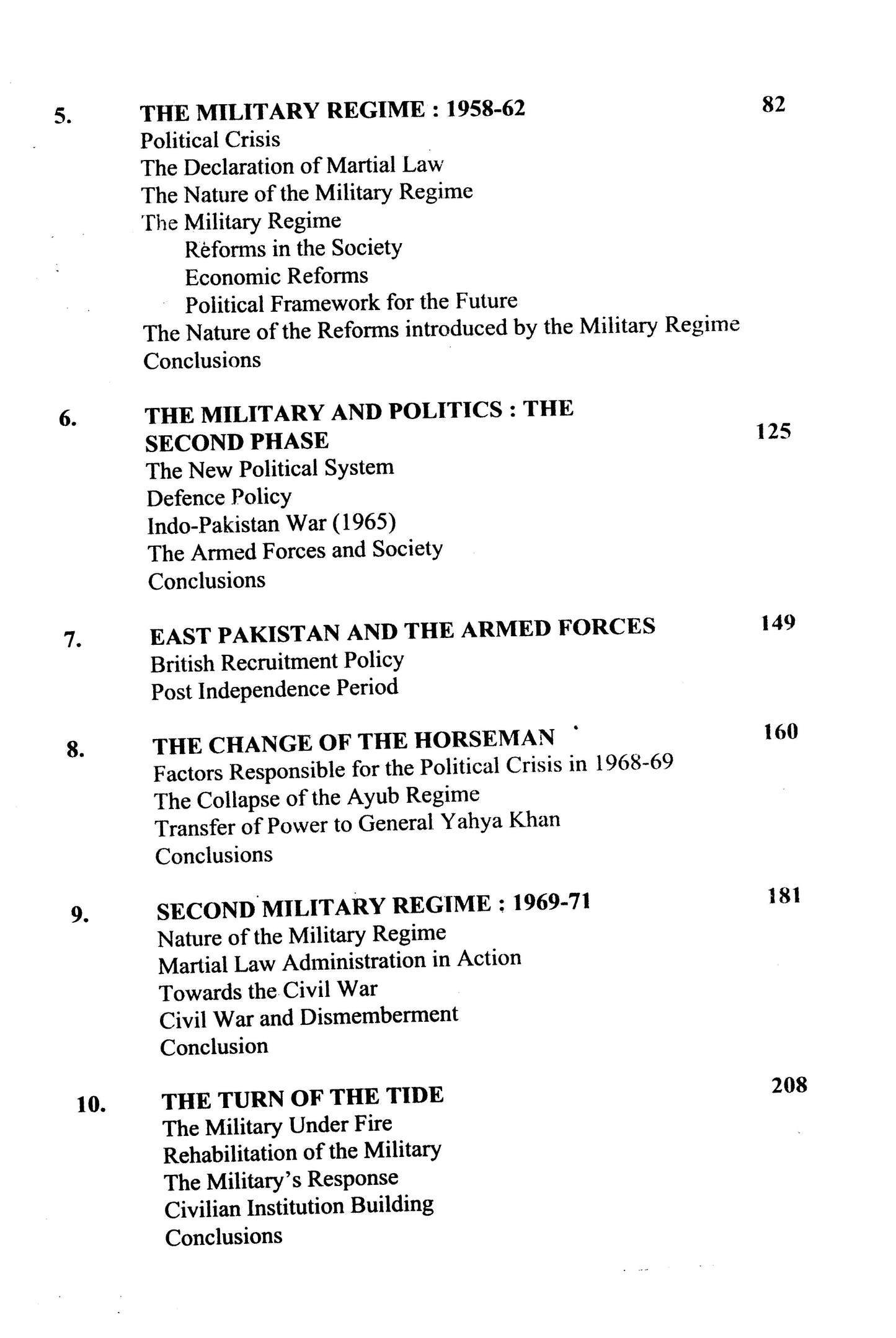 The Military & Politics In Pakistan 1947-1997  [English]