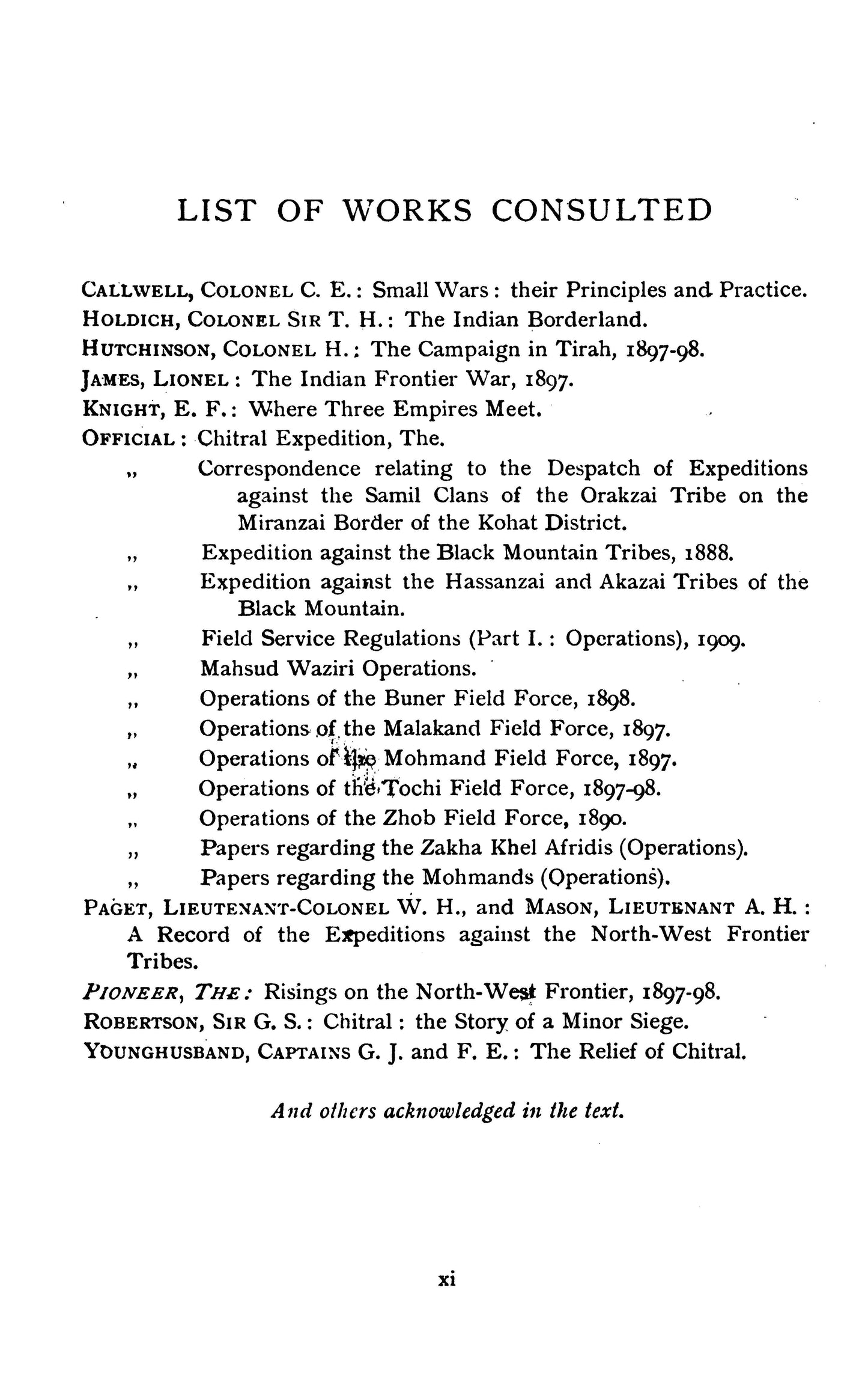 Campaigns On The North West Frontier  [English]
