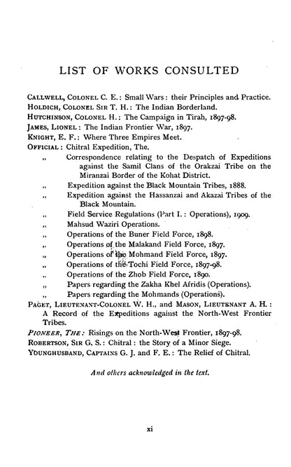 Campaigns On The North West Frontier  [English]