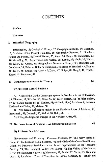 History Of Northern Areas Of Pakistan Upto 2000  [English]