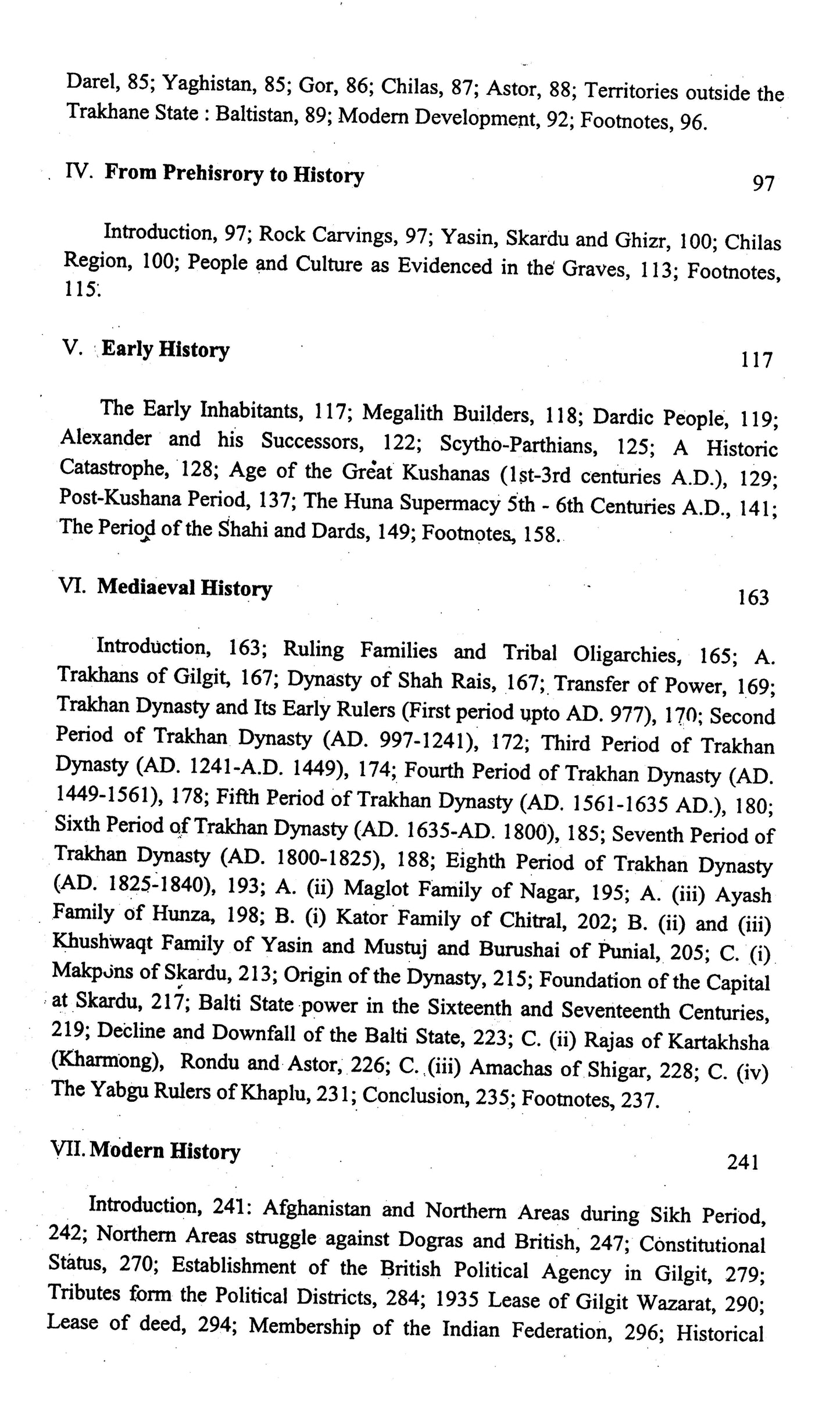 History Of Northern Areas Of Pakistan Upto 2000  [English]