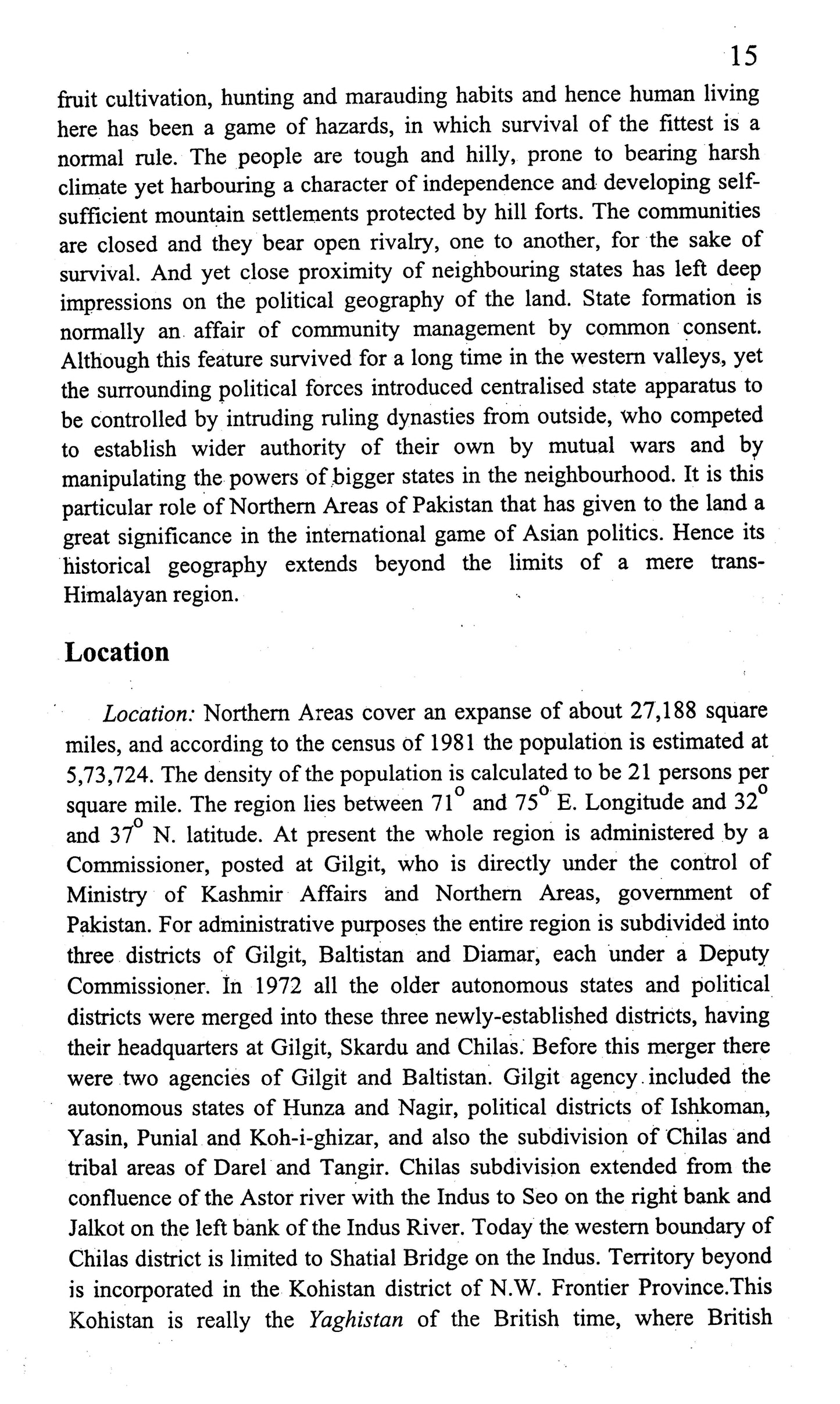 History Of Northern Areas Of Pakistan Upto 2000  [English]