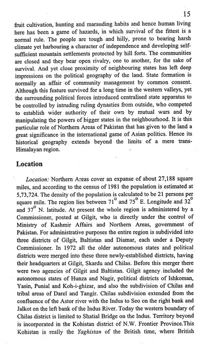 History Of Northern Areas Of Pakistan Upto 2000  [English]