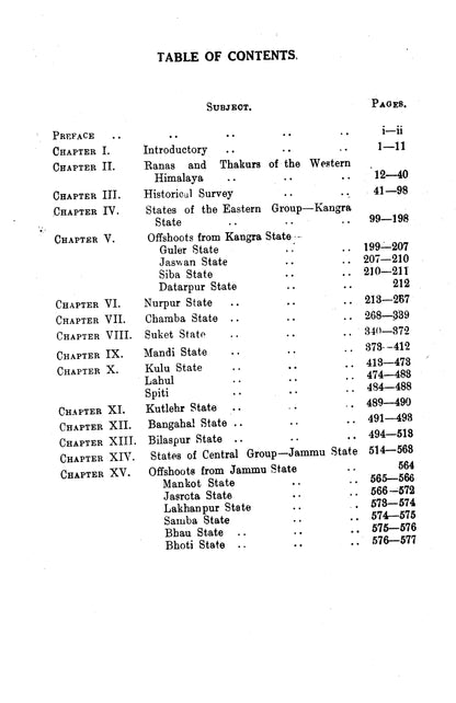 History Of The Panjab Hill States  [English]