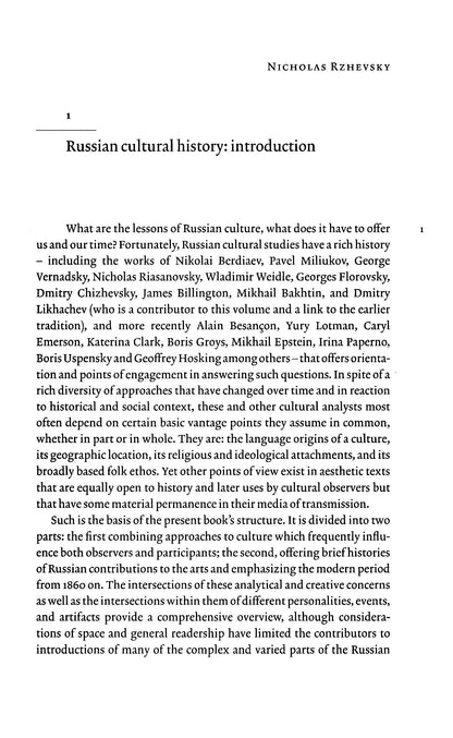 The Cambridge Companion To Modern Russian Culture - Nicholas Rzhevsky [English]