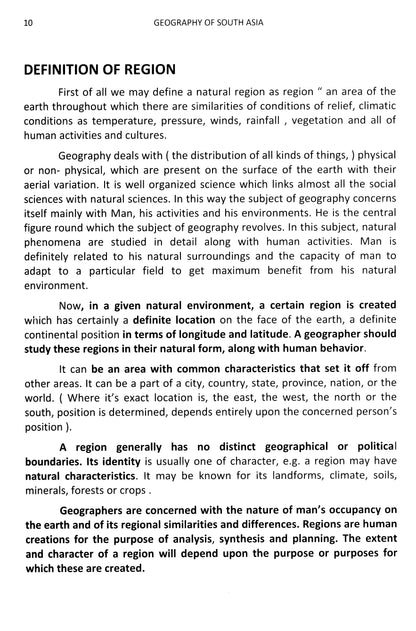 Geography Of South Asia   -  [English]