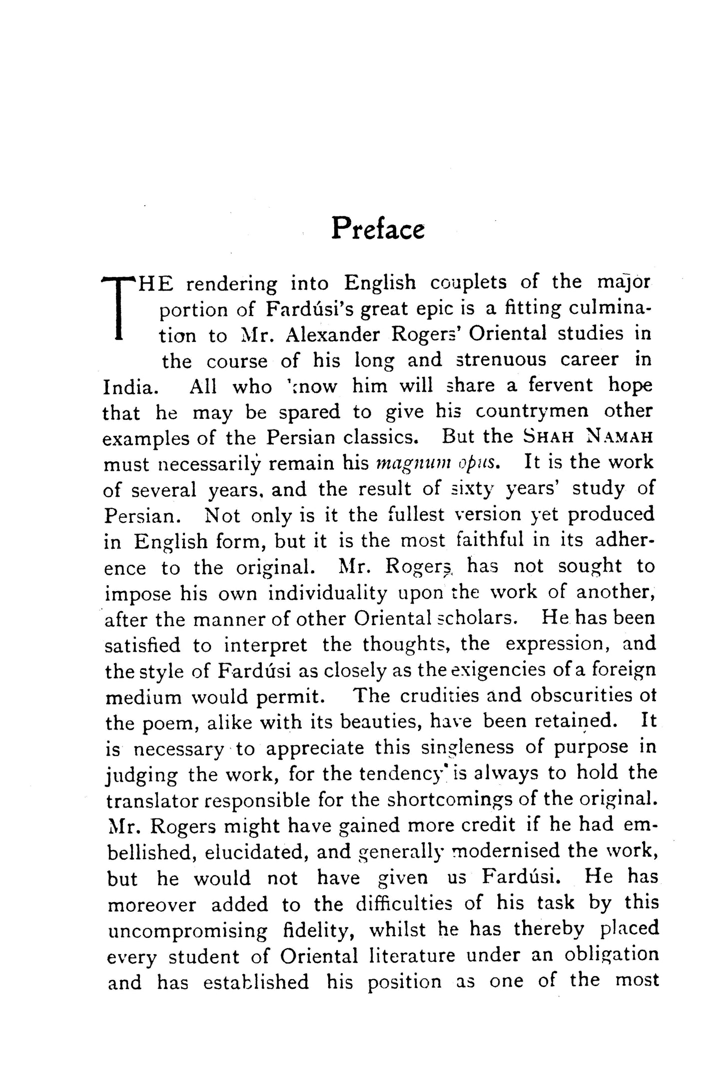 The Shah-Namah Of Fardusi  [English]